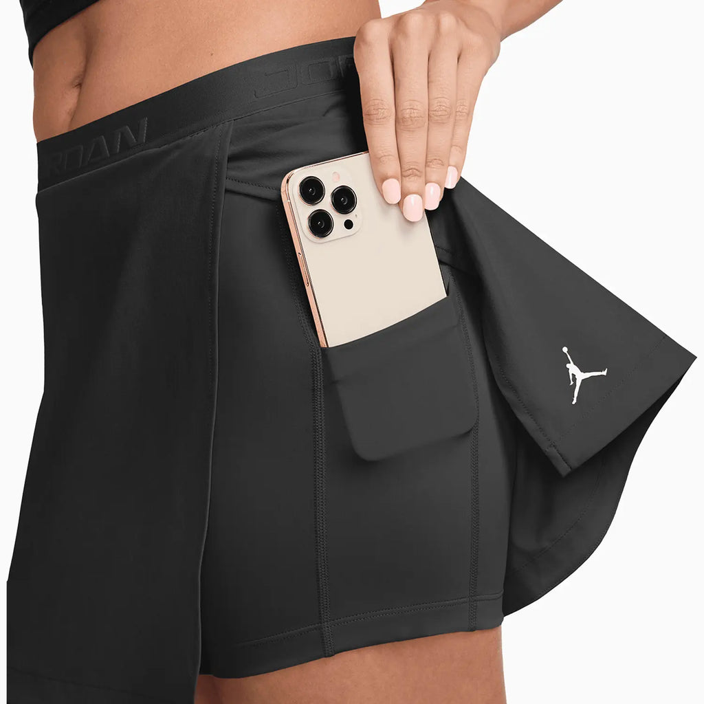 Falda de tiro alto Essentials para mujer