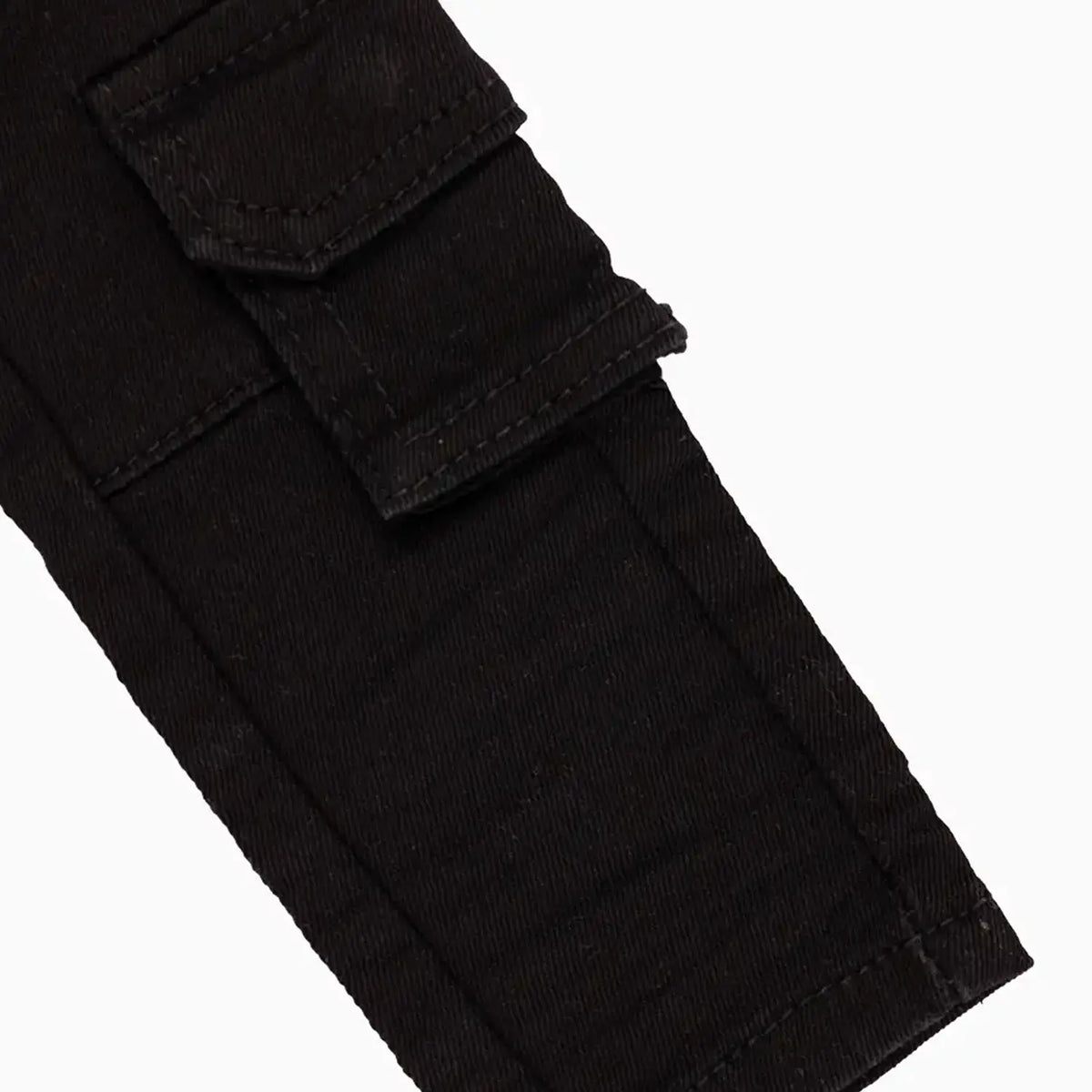 Kid's Slim Fit Cargo Denim Pant