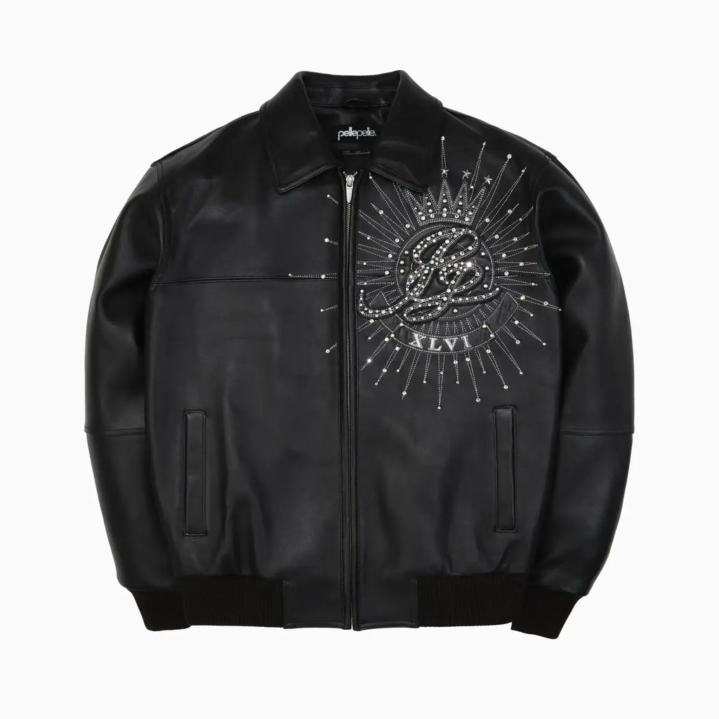 Chaqueta de cuero de 46.º aniversario para hombre
