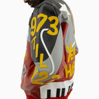 Chaqueta de cuero de los 50 años de Hip Hop para hombre