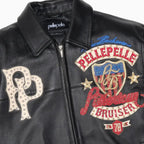 Blouson en cuir « Bruiser » pour homme