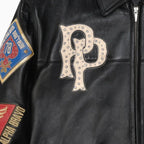 Blouson en cuir « Bruiser » pour homme
