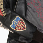 Blouson en cuir « Bruiser » pour homme