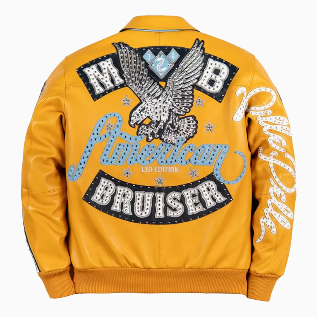 Blouson en cuir souple pour homme American Bruiser