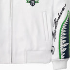 Chaqueta de cuero de felpa American Bruiser para hombre