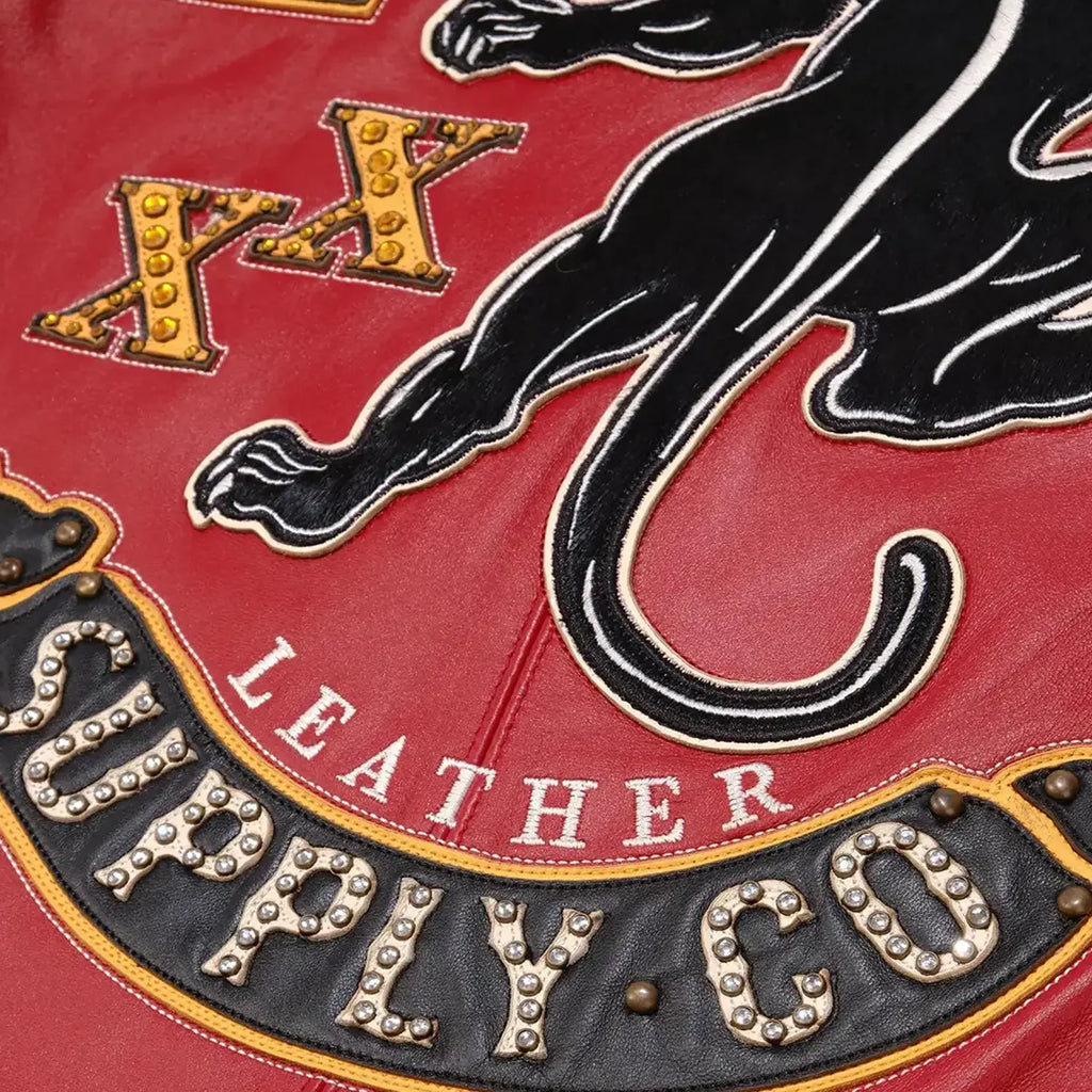 Chaqueta de cuero para hombre Panther