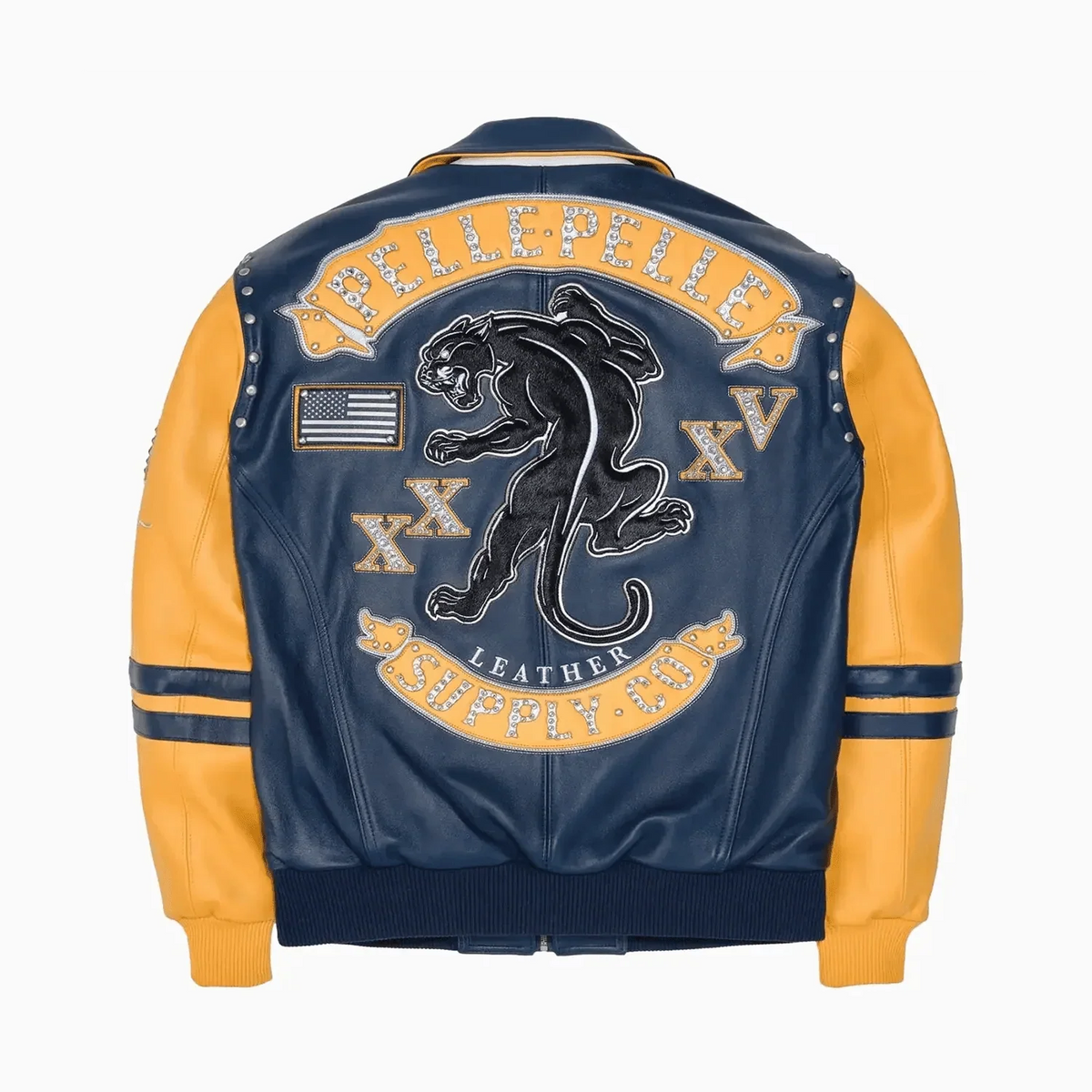 Men's Panther Leather Jacket