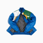 Chaqueta de cuero de felpa Picasso para hombre
