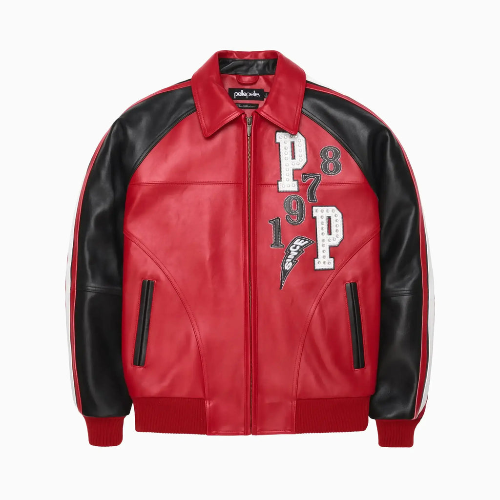 Chaqueta de cuero Tiger de Soda Club para hombre