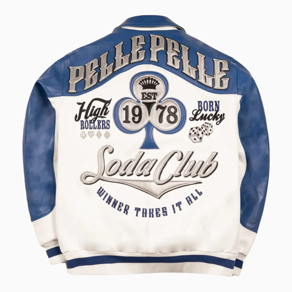 Chaqueta de cuero "Winner Takes All" para hombre