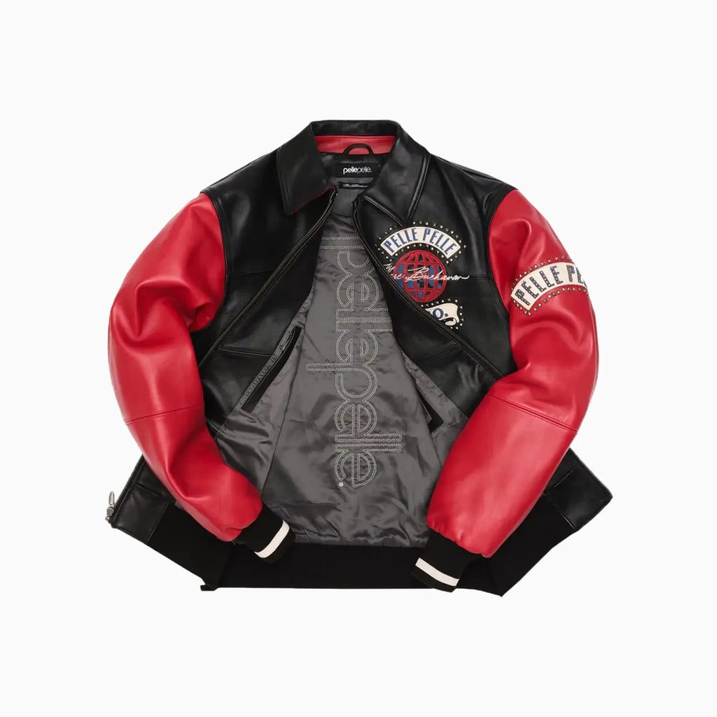 Chaqueta de cuero para hombre World Tour
