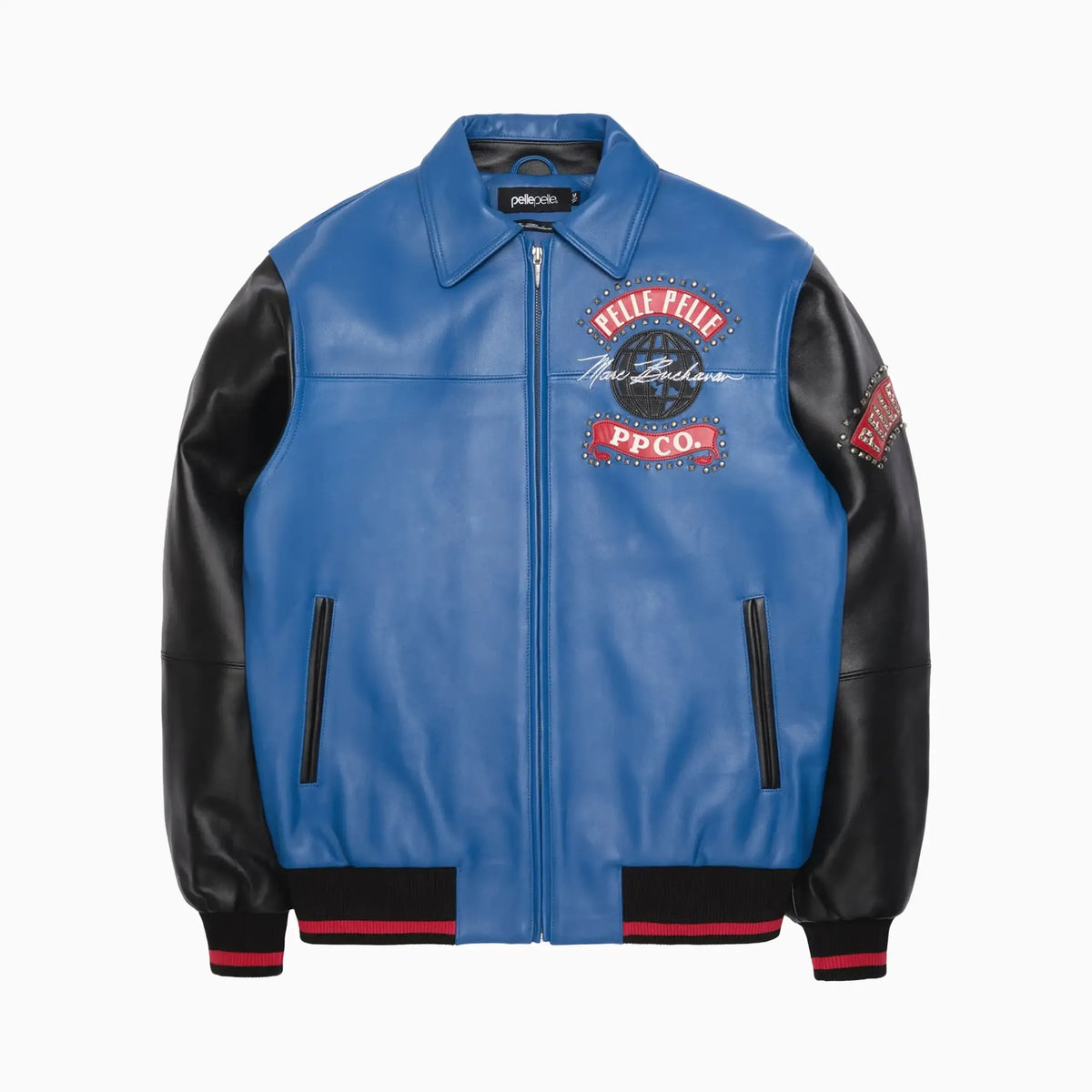Chaqueta de cuero para hombre World Tour