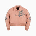 Women's 48Th Anniversary Crop Leather Jacket