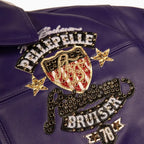 Women's American Bruiser Crop Leather Jacket