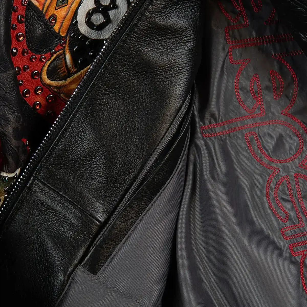 Women's High Rollers Crop Leather Jacket