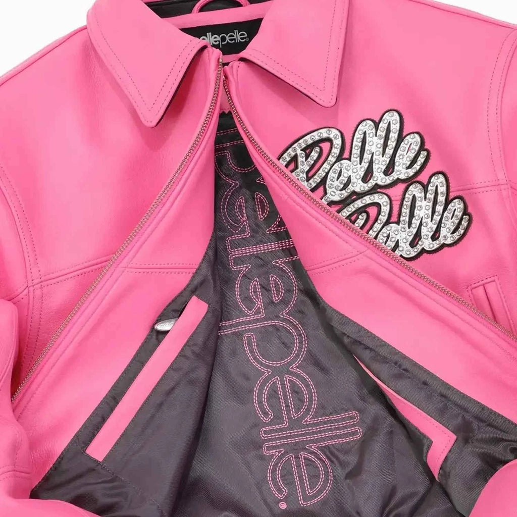 Women's World Famous Soda Club Leather Jacket
