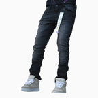 Pantalon ultra-extensible en jean pour enfant