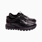 Baskets montantes monogrammées en cuir pour homme