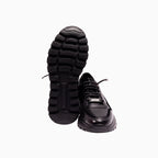 Baskets montantes monogrammées en cuir pour homme