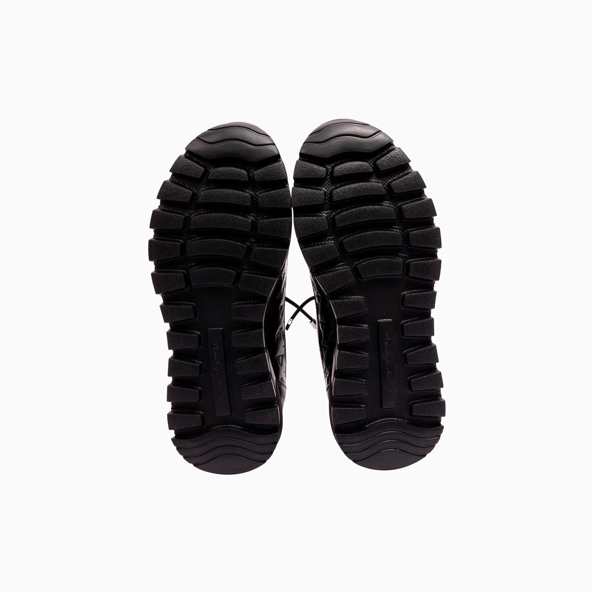 Baskets montantes monogrammées en cuir pour homme