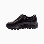 Baskets montantes monogrammées en cuir pour homme