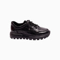 Baskets montantes monogrammées en cuir pour homme