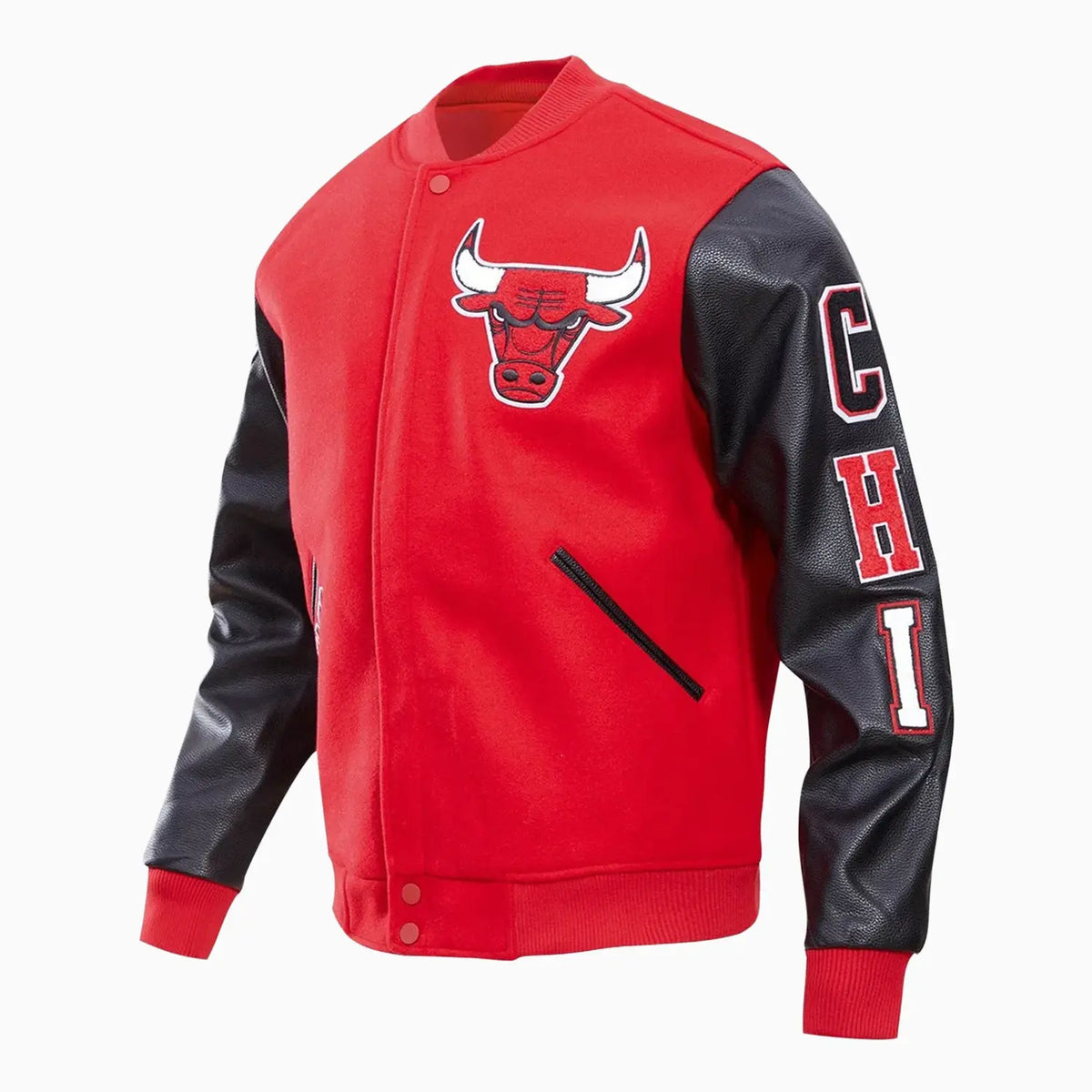 Chaqueta universitaria con el logo de los Chicago Bulls para hombre