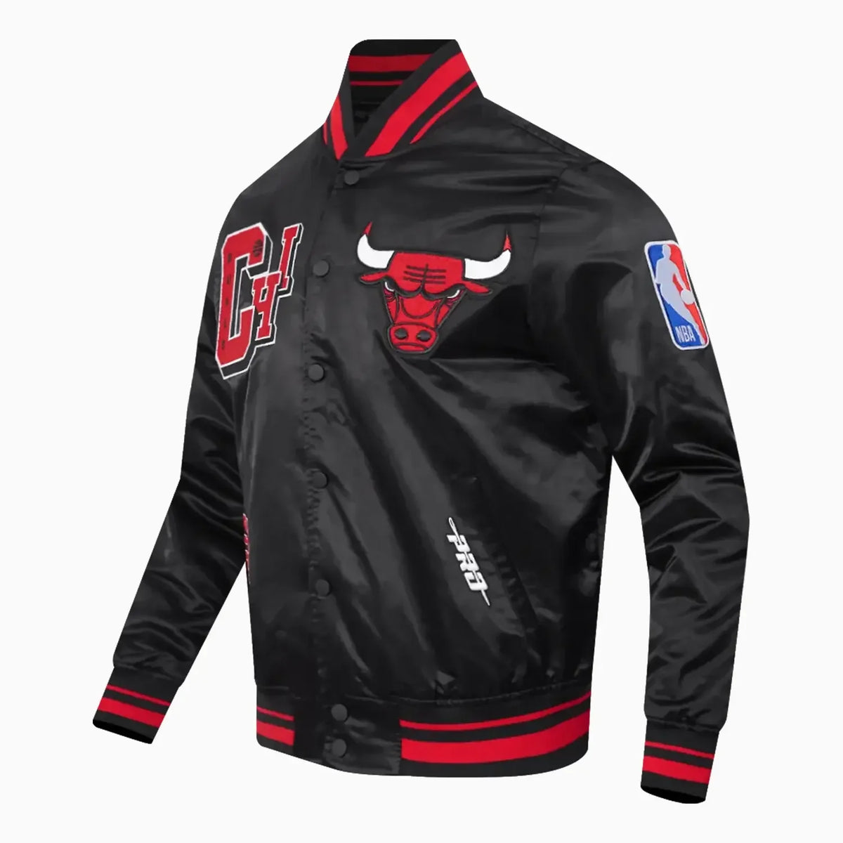 Chaqueta universitaria de lana Rib NBA Chicago Bulls para hombre