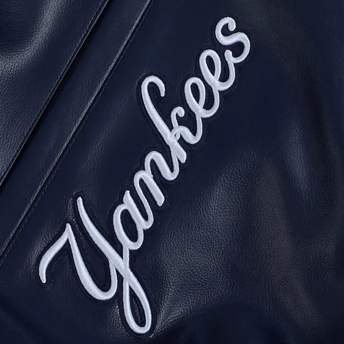 Chaqueta de cuero tipo bómber Signature City de los New York Yankees para hombre