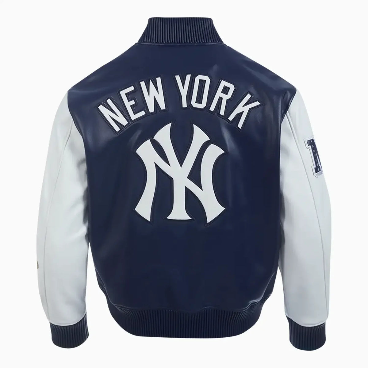 Chaqueta de cuero tipo bómber Signature City de los New York Yankees para hombre