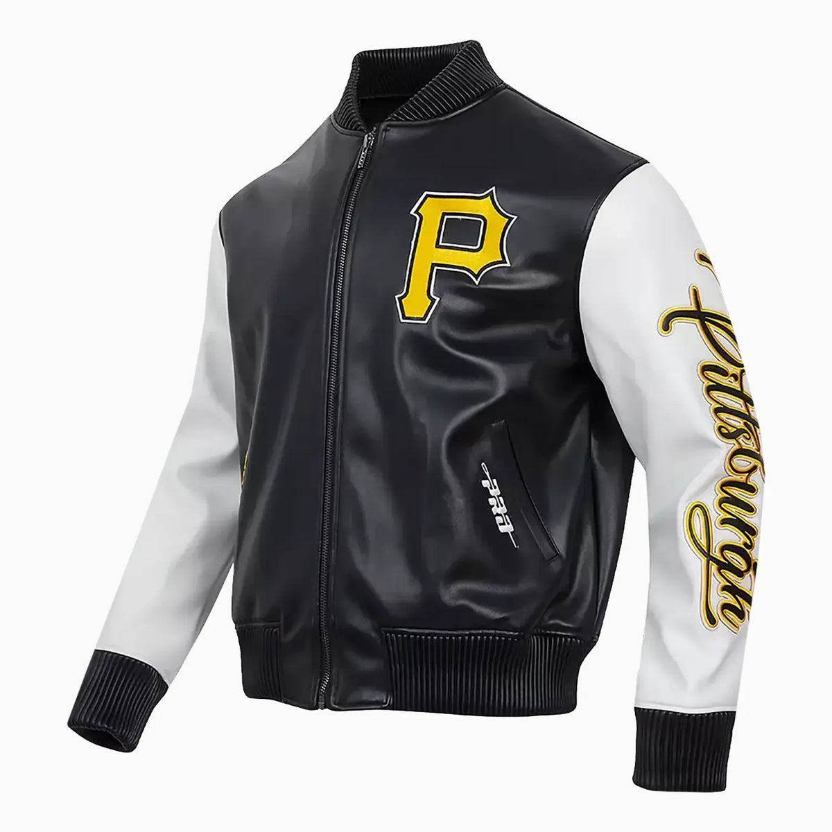 Men's Pittsburgh Pirates Leather Varsity Jacket
