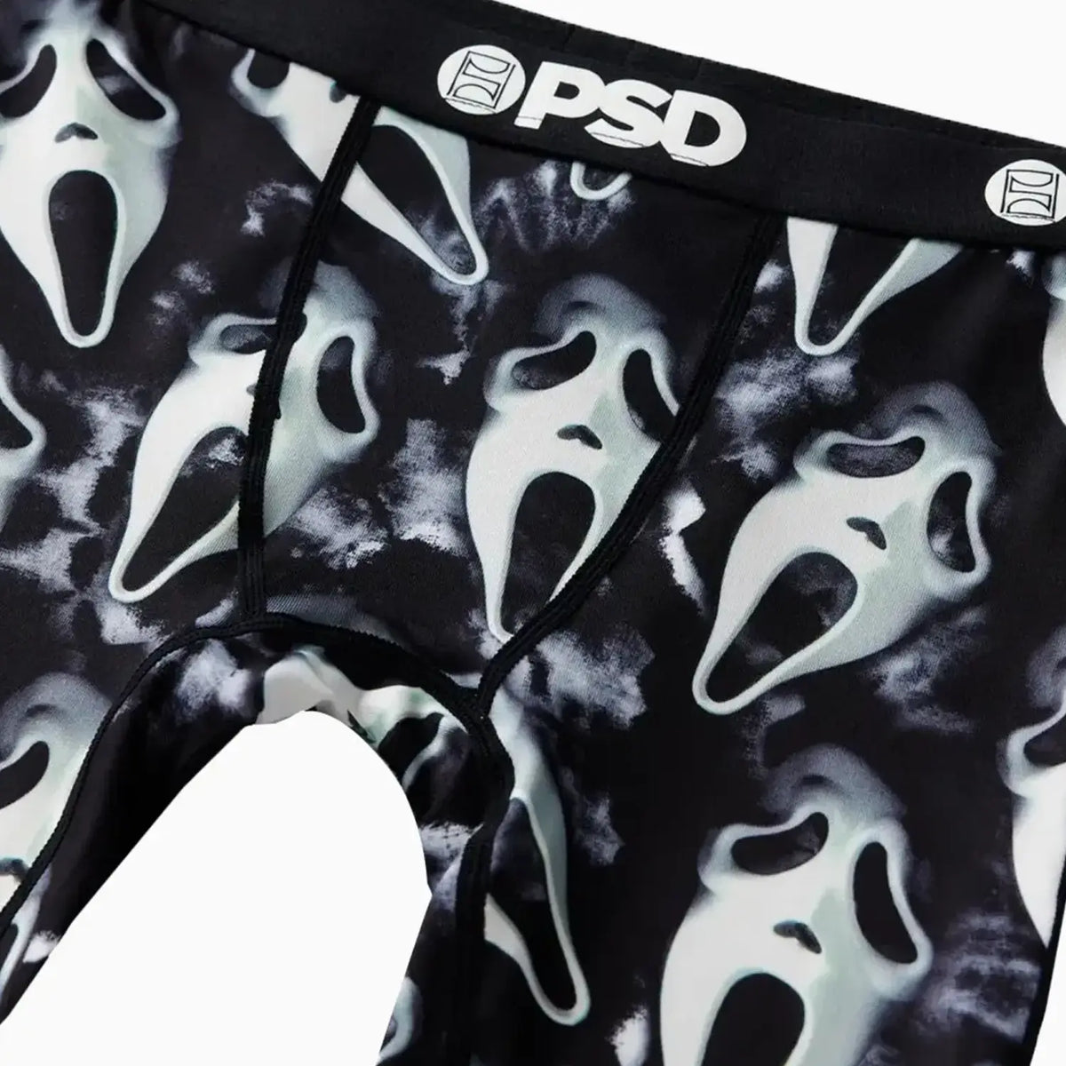 Kid's Ghost Face Dark Boxer Briefs