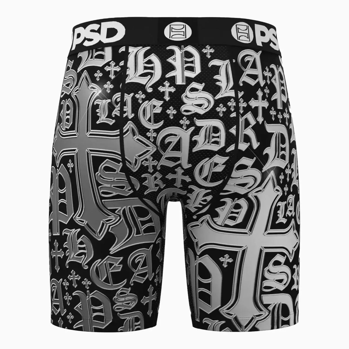 Men's Chrome Letters Standard Length Boxer