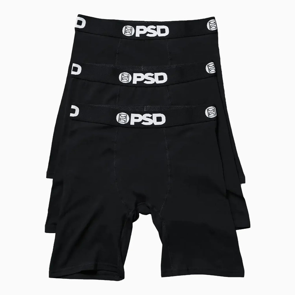 Pack de 3 Bóxers Lisos para Hombre - Negro