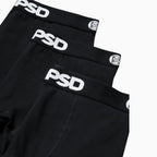 Pack de 3 Bóxers Lisos para Hombre - Negro