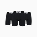 Pack de 3 Bóxers Lisos para Hombre - Negro