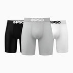 Men's Solids 3 Pack Neutrals Cotton Boxer Brief