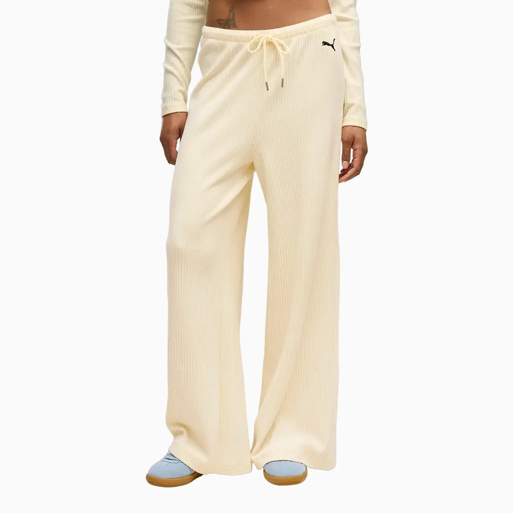 Conjunto de Costura Acanalada Suave al Tacto para Mujer