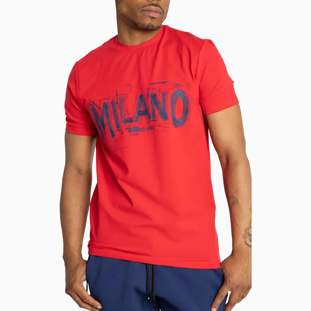 T-shirt essentiel Milano ajusté pour homme