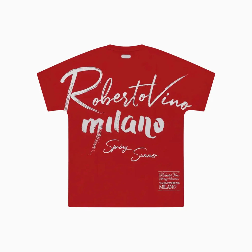 Camiseta Milano de escritura para hombre
