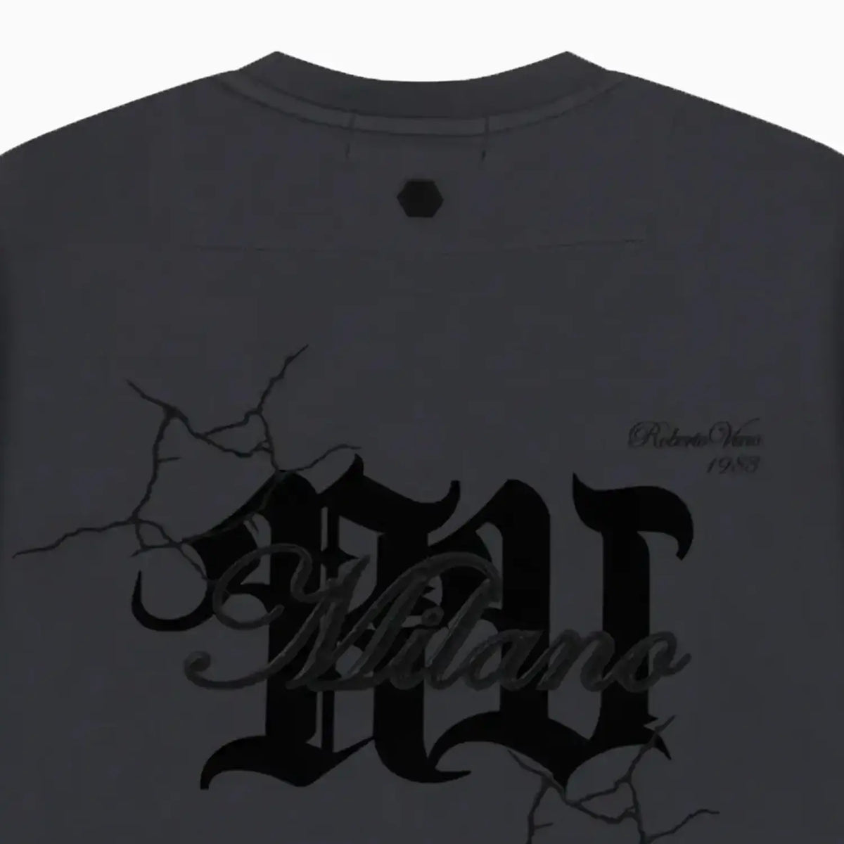 Camiseta de cuello redondo RV Cracks para hombre