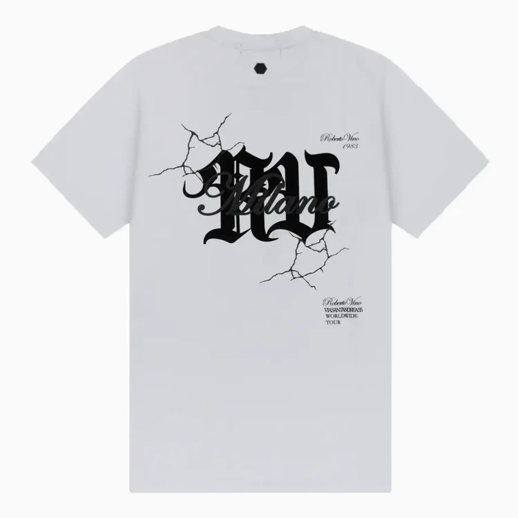 Camiseta de cuello redondo RV Cracks para hombre
