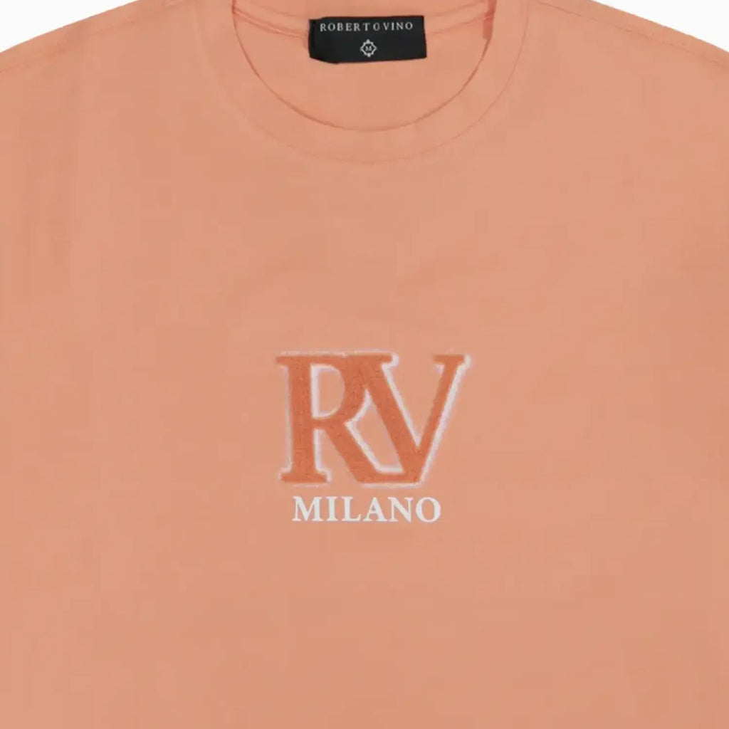 T-shirt à col ras du cou RV Front Brush pour homme