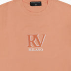 T-shirt à col ras du cou RV Front Brush pour homme