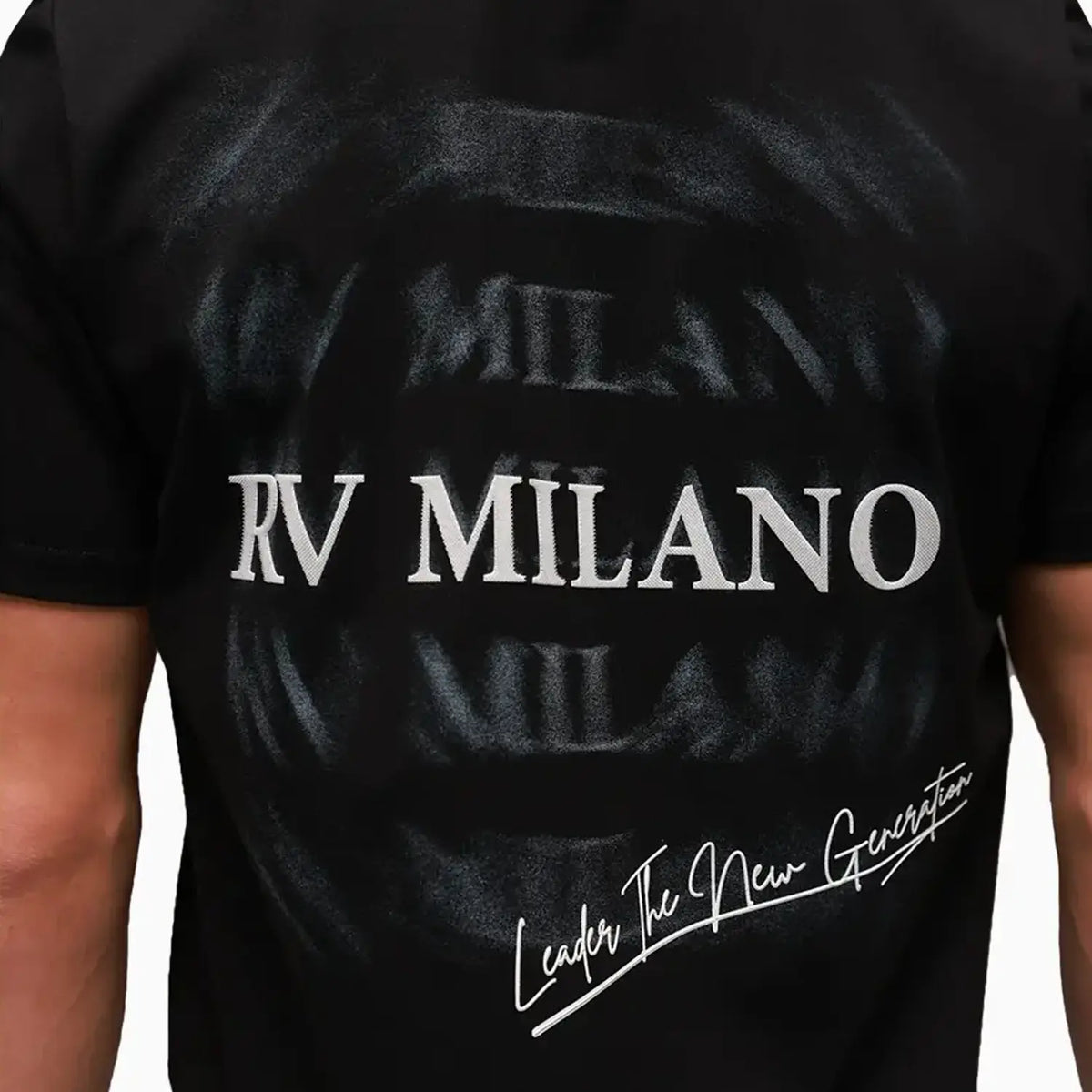 Camiseta de cuello redondo RV Milano Blur para hombre