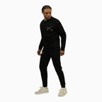 Sudadera con capucha y estampado de corazón para hombre