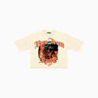 Camiseta de hombros caídos para hombre con pedrería