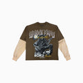 Men's Grave Yark Boxy Layered Long Sleeve T-Shirt