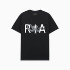 Camiseta de hombre Liam negra con logo de serpiente