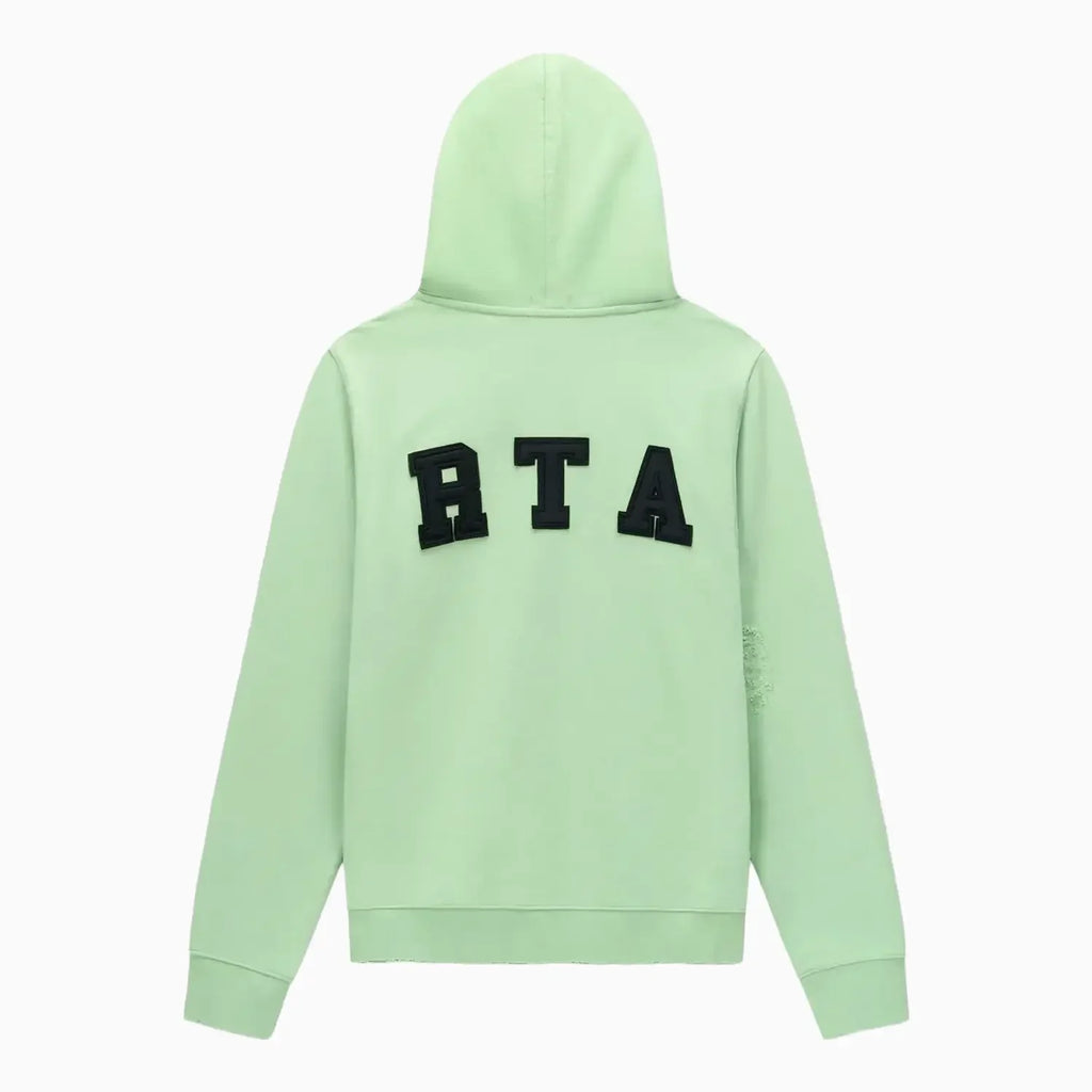 Sudadera con capucha universitaria Markus Green para hombre